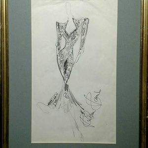 Signed Ruben Panis sketch