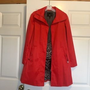 Coral Mossimo Raincoat; Small; Excellent Condition