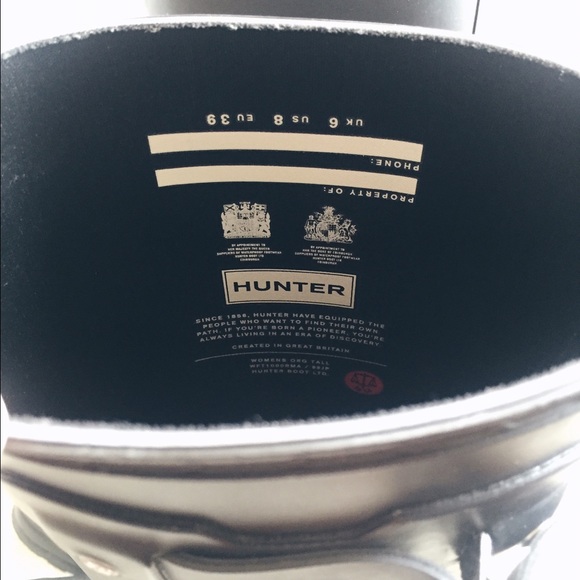 SOLD! ✨ Authentic Tall Hunter Boots ✨ - Picture 4 of 4