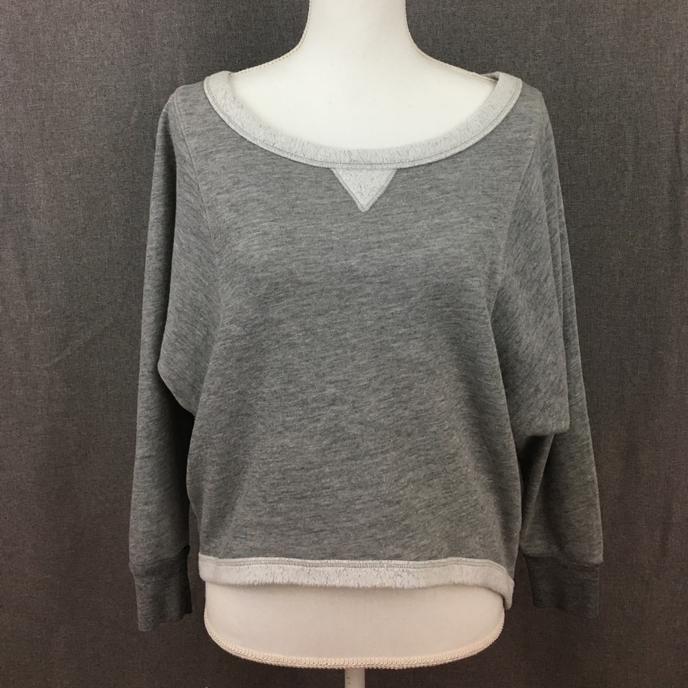 Splendid Grey Lounge Shirt with Dolman Sleeves