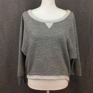 Splendid Grey Lounge Shirt with Dolman Sleeves