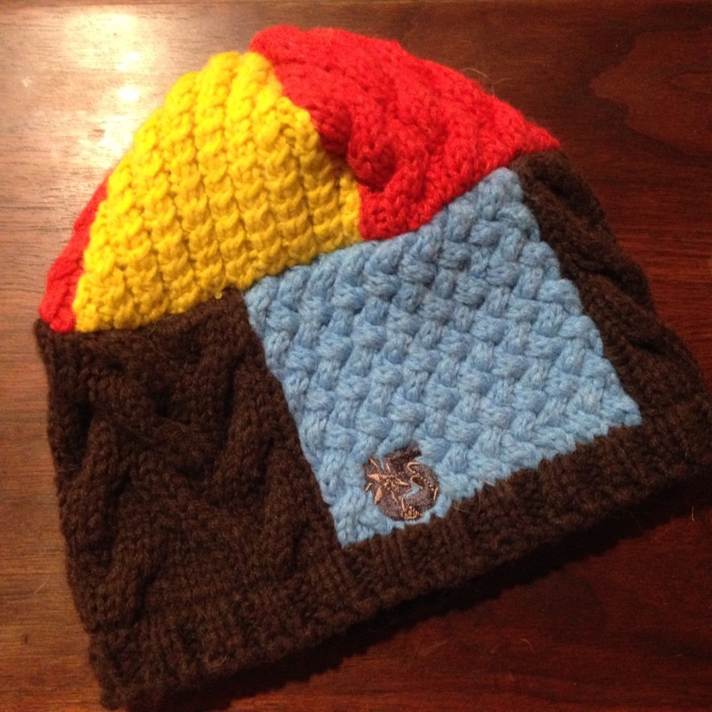 Burton patchwork beanie