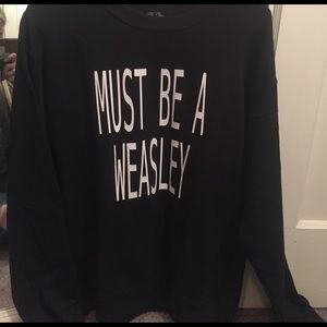 Must be a Weasley sweatshirt
