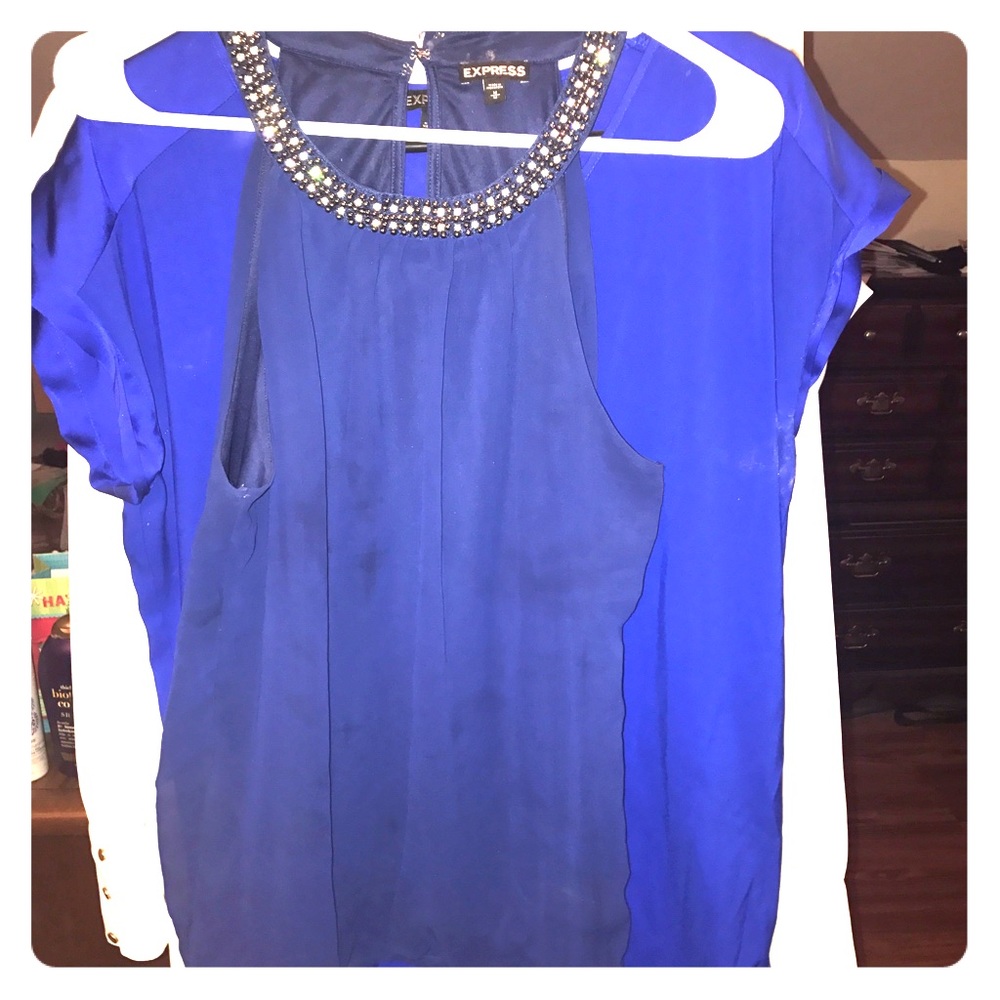 Express  sequence tank top
