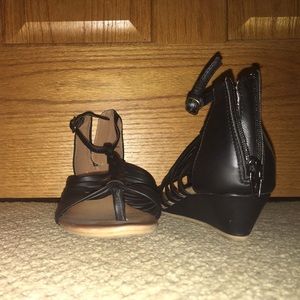 Black Strapped Sandals