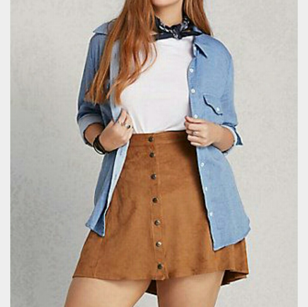 Lovesick Button Front Skirt
