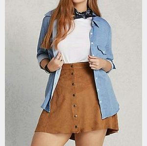 Lovesick Button Front Skirt