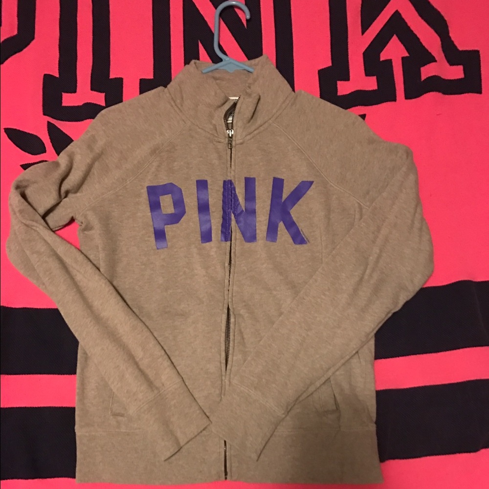 Vs pink full zip hoodie