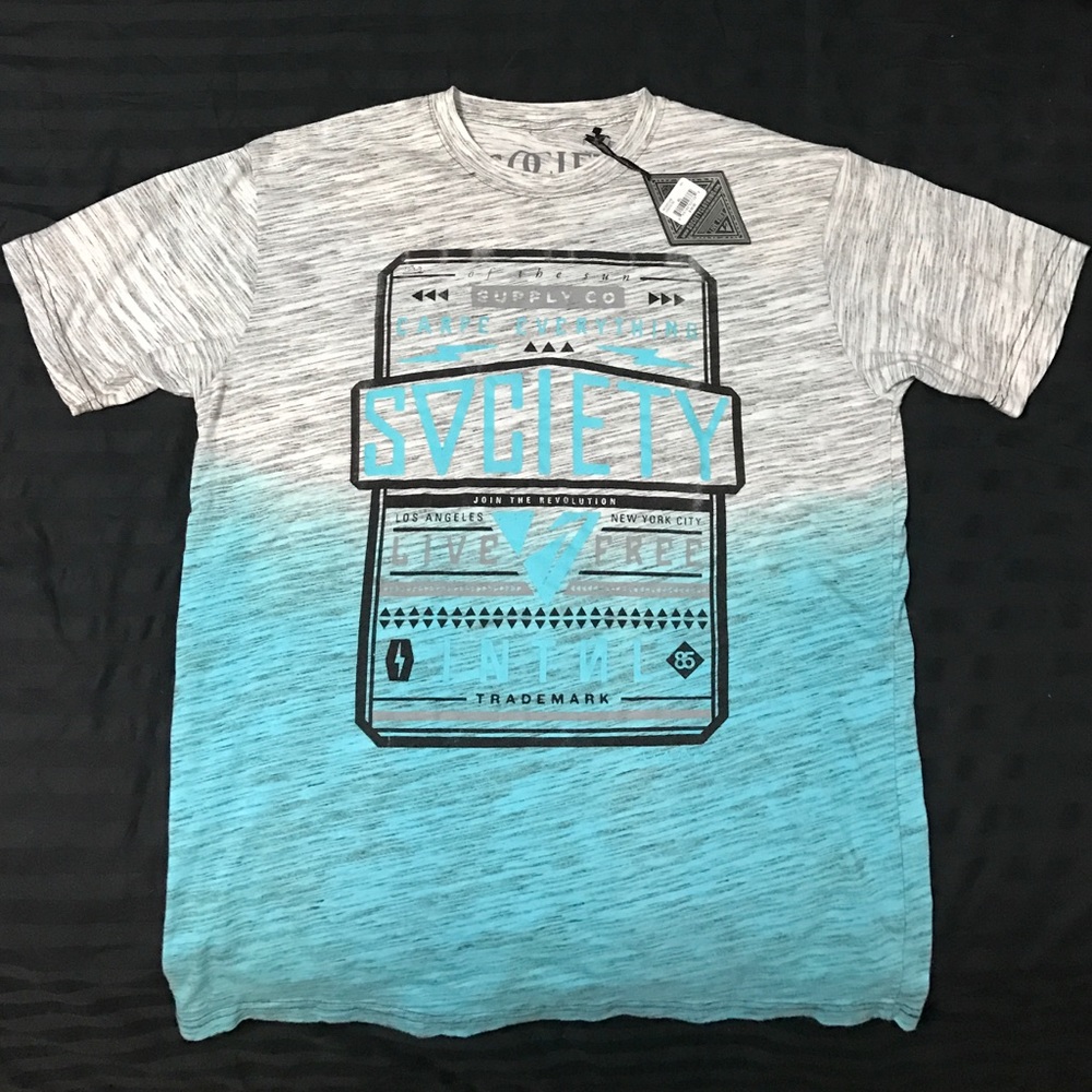 XL society t-shirt with tags