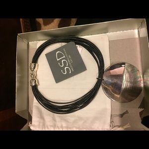 Sterling silver shell necklace