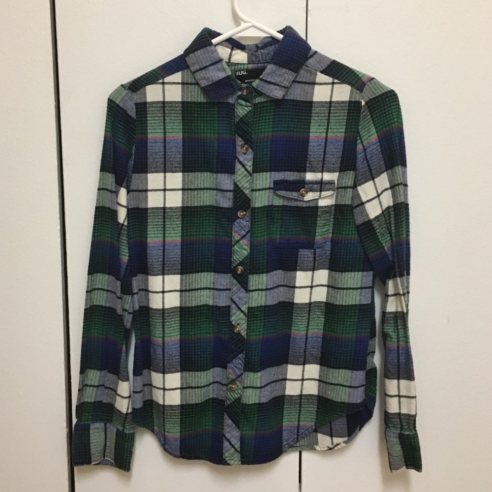 BDG by Urban Outfitters Plaid Flannel Shirt