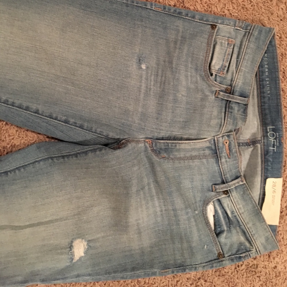 Loft modern skinny jeans