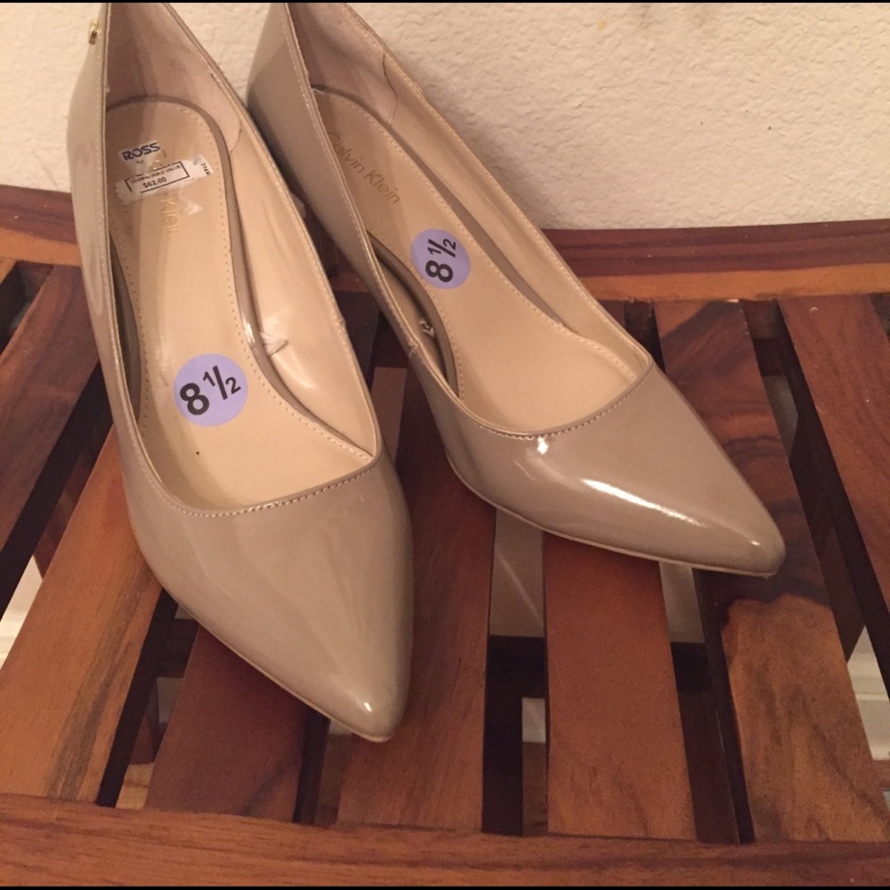 Calvin Klein Nude Heels