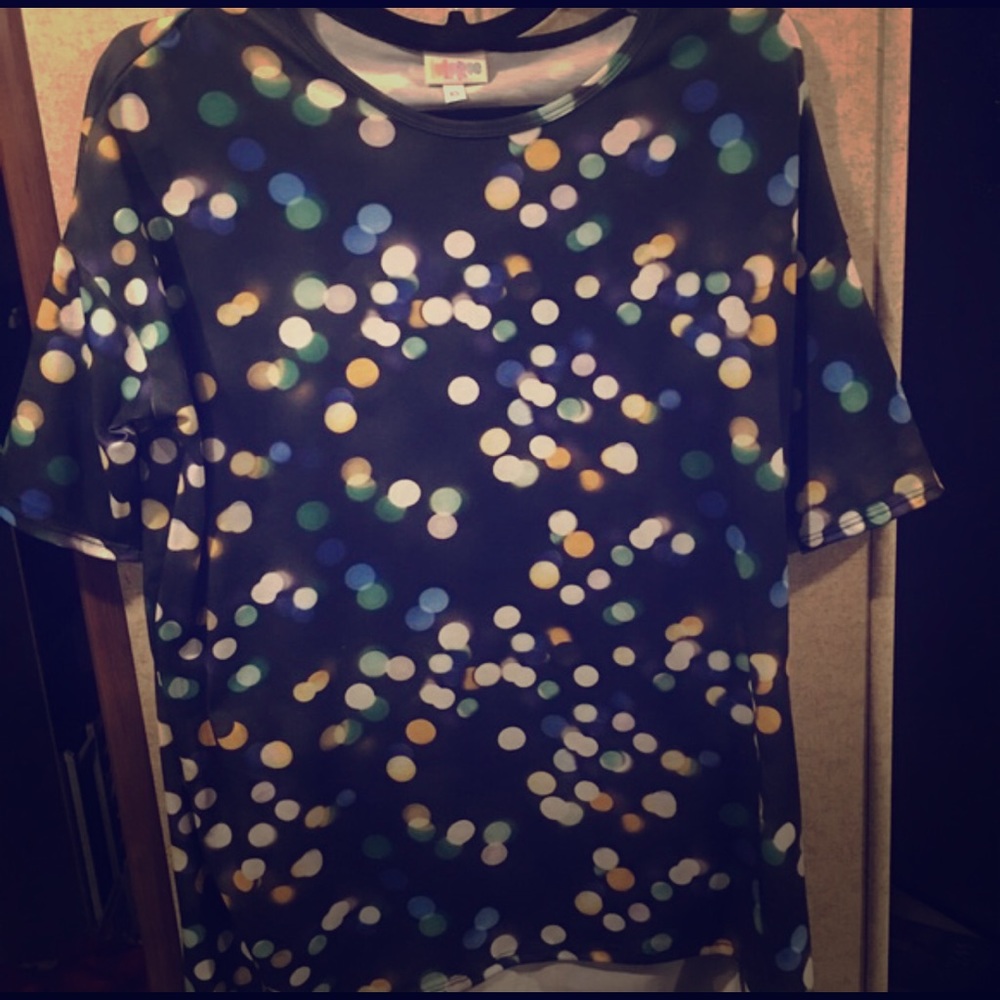 LulaRoe XXS Irma in bokeh pattern