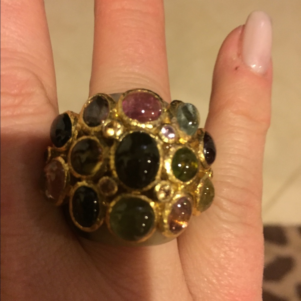 Ross Simon multi stone ring