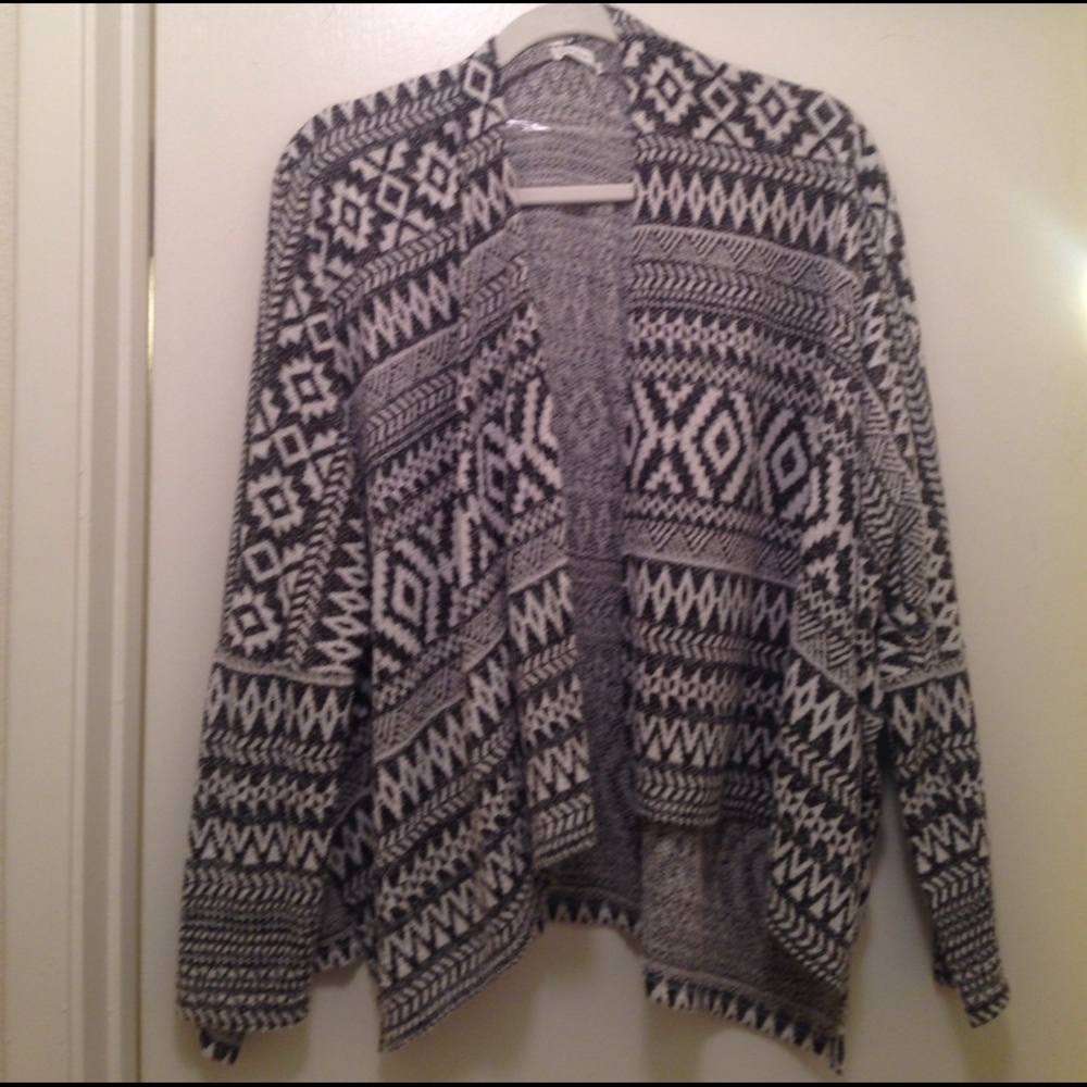 Aztec print sweater