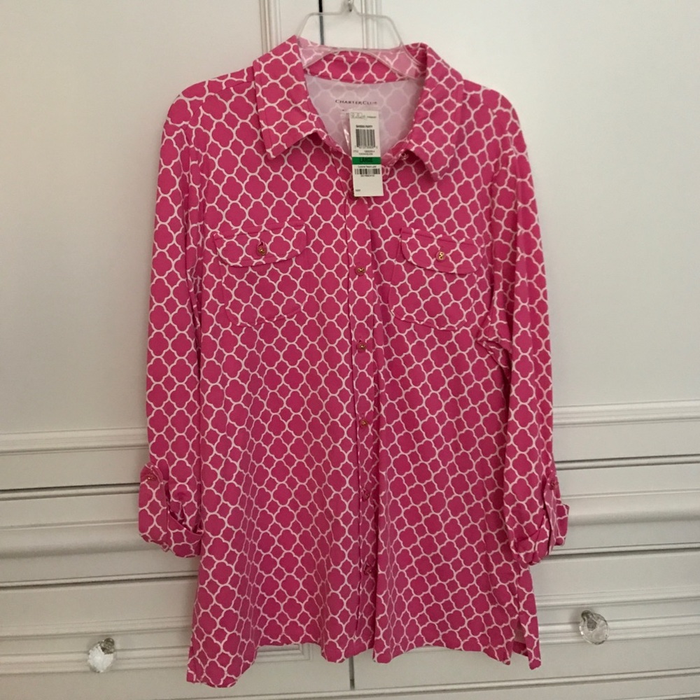 Pink blouse