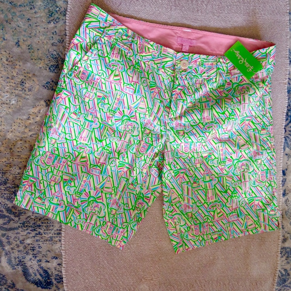 NWT Fun Lilly Pulitzer Bermuda Shorts