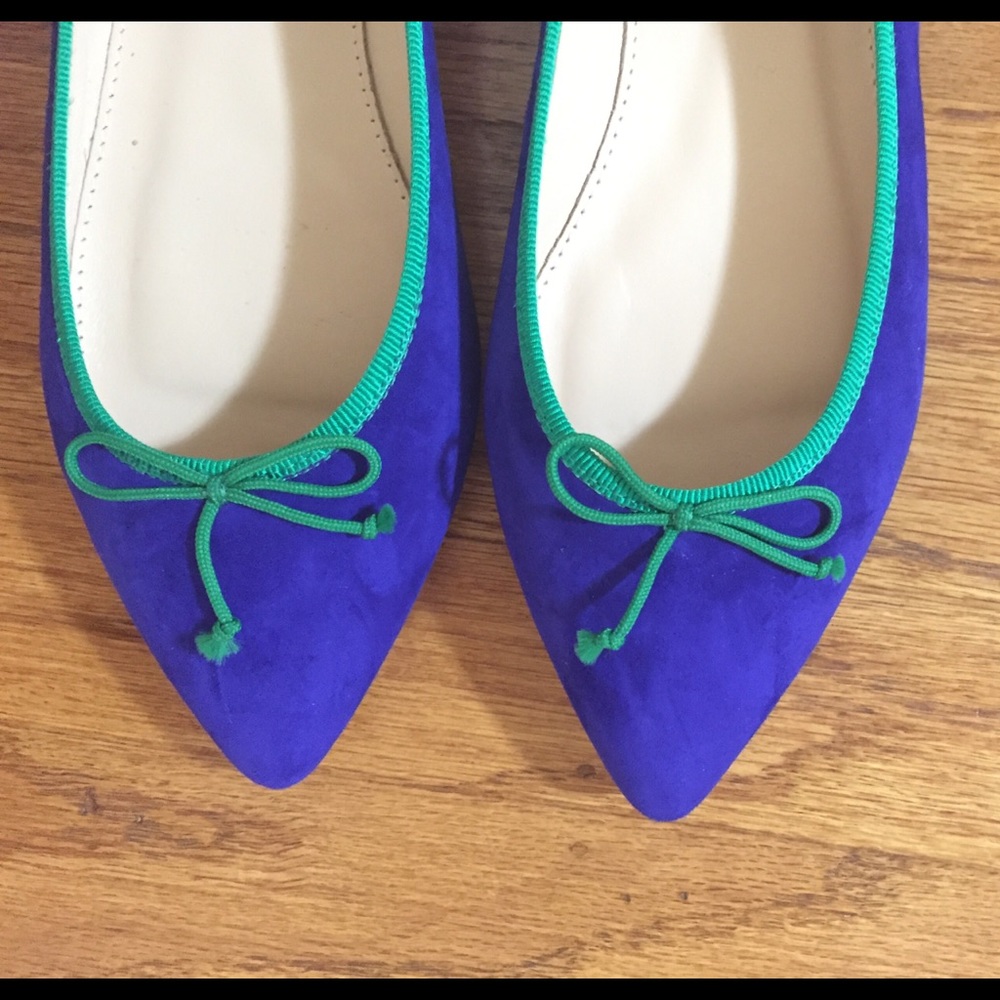 J.crew Gemma Suede flats