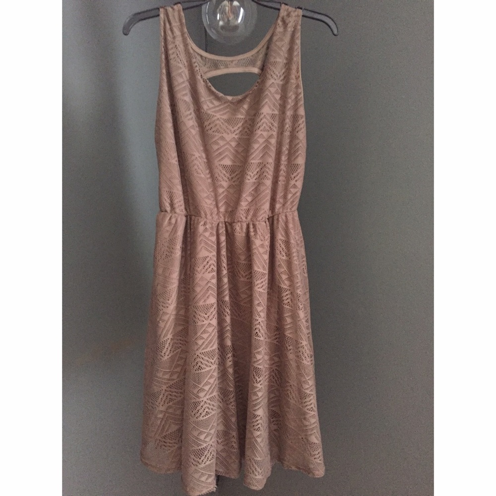 Brown/nude summer dress