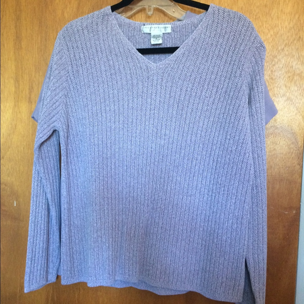 Purple 2 piece sweater set