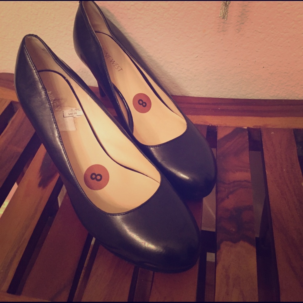 Black Nine West Heels