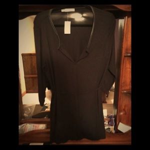 Maurice's Plus Size Black Tunic 1x