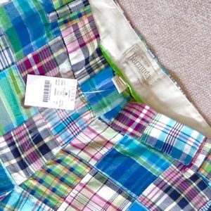 NWT Preppy & Classic J.Crew Madras Bermuda Shorts