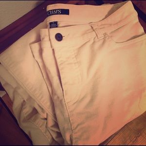 Chaps Cream Corduroys