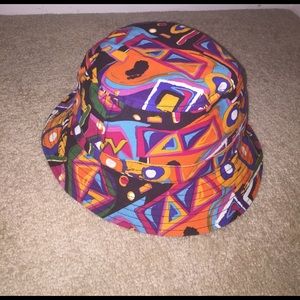 patterned bucket hat