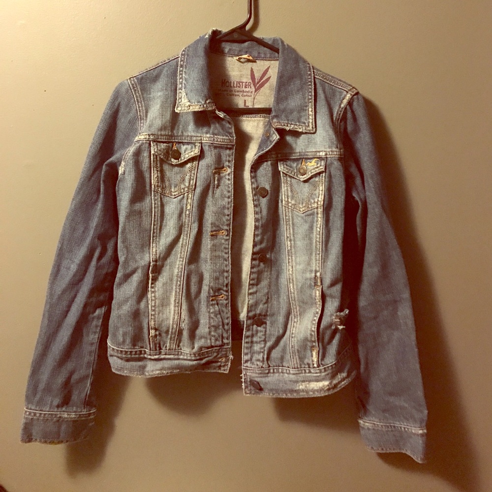 Hollister Distressed Denim Jacket