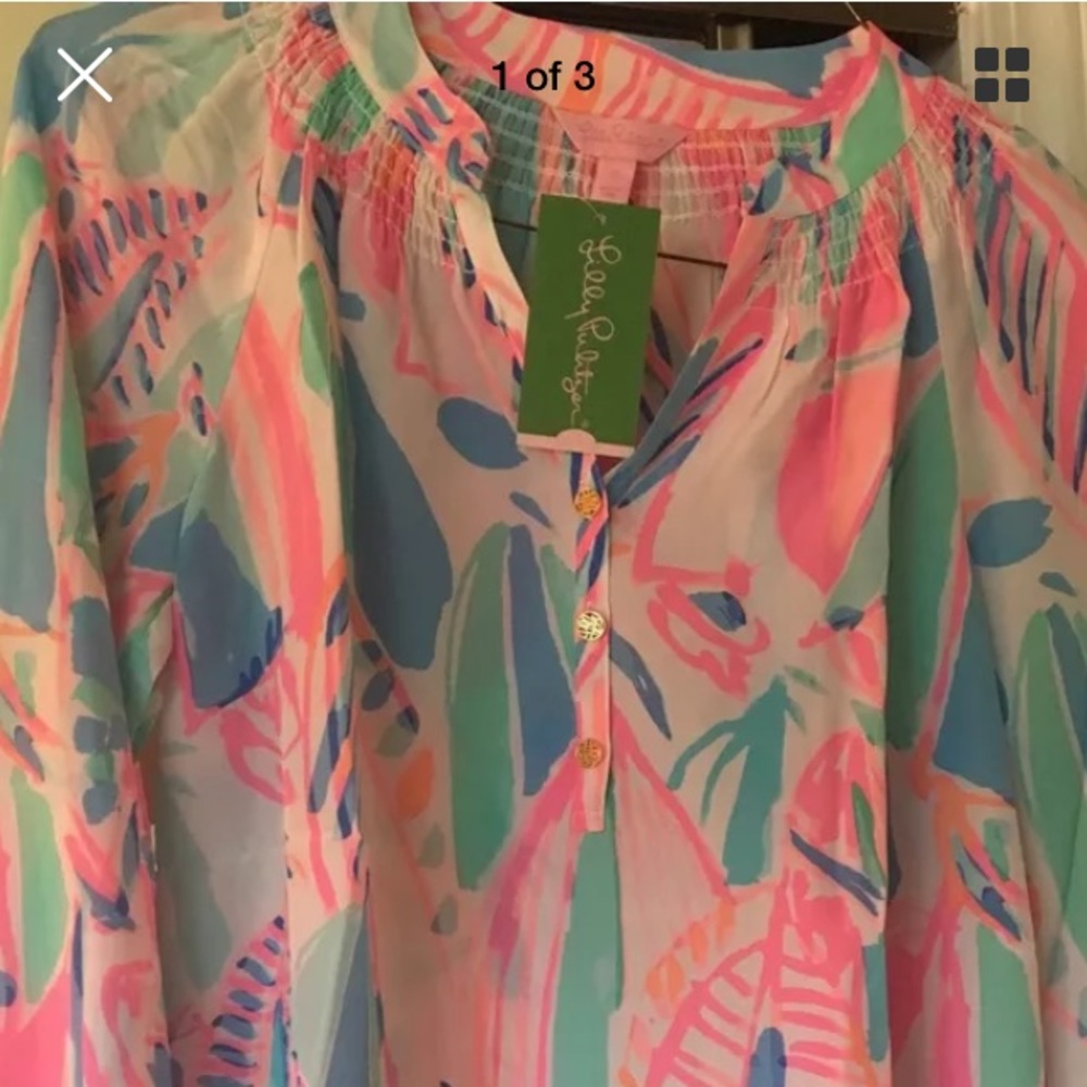 Lilly Pulitzer Out to Sea blouse