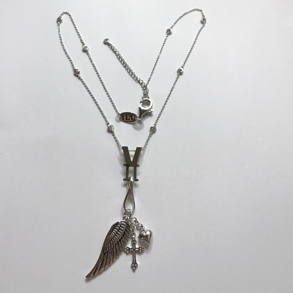 Rush Vii Angel Wing Sterling Silver Necklace