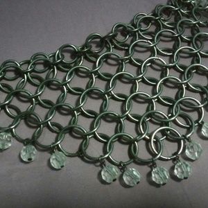 Chain link mesh necklace