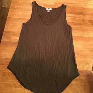 Olive green tank