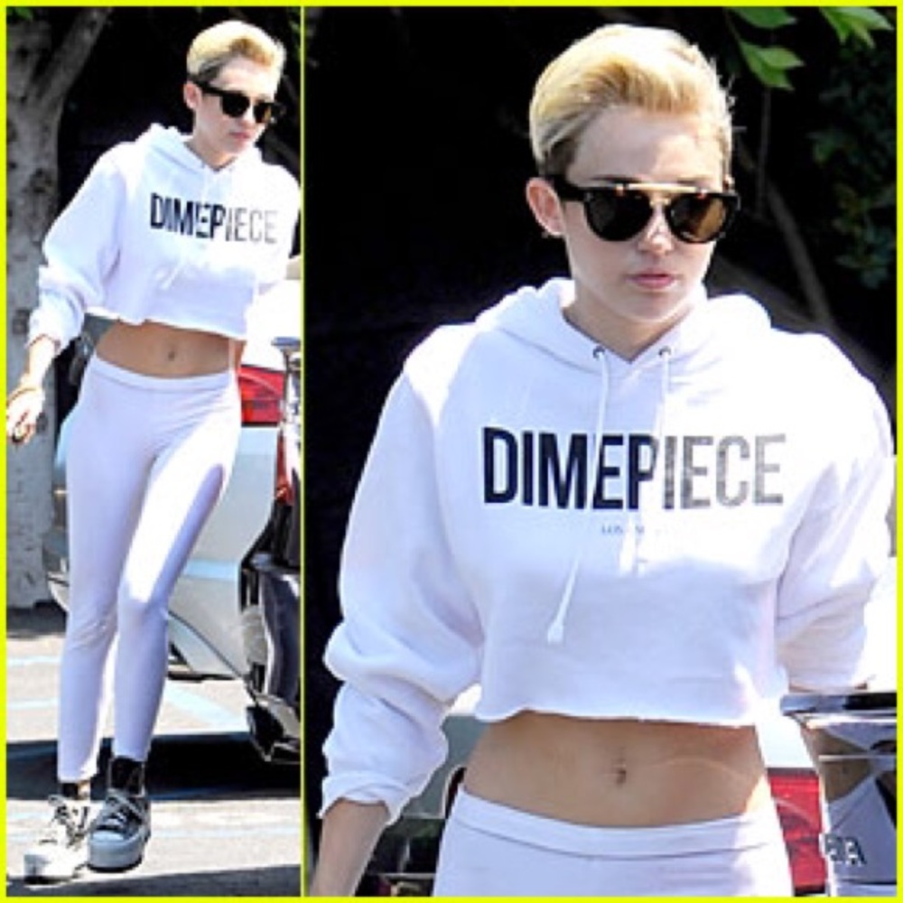 Diempiece crop hoodie- rare authentic