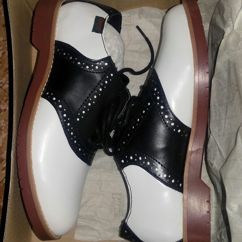 Bass Saddle Shoes