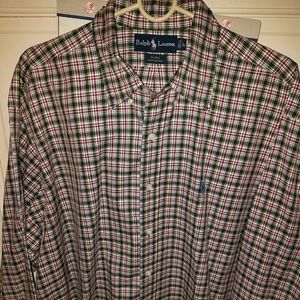 Polo ralph lauren plaid full button down
