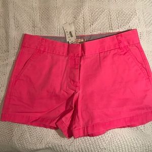 Hot pink cotton JCrew shorts