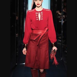 DVF blouse top