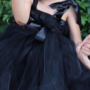 Adorable breakfast at Tiffany's tulle dress