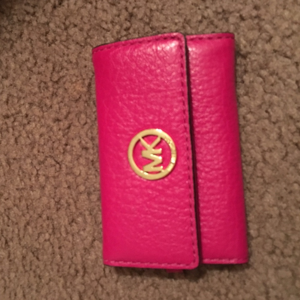Michael Kors pink keychain