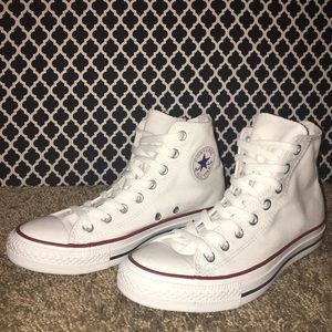 Tall white converse