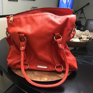 Steve Madden orange oversized bag