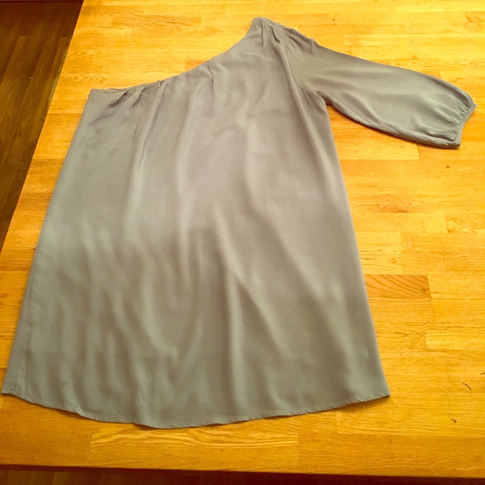 Blue Single Arm Dress