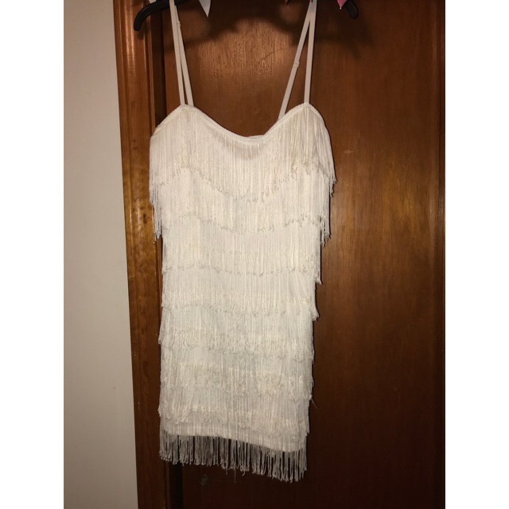 White Flapper Dress