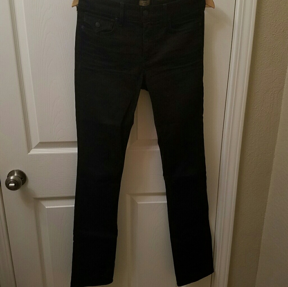 True Religion "Cora" Black Straight Leg Jean 27