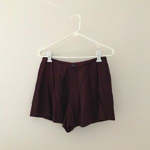 Madewell Front Pleat Shorts