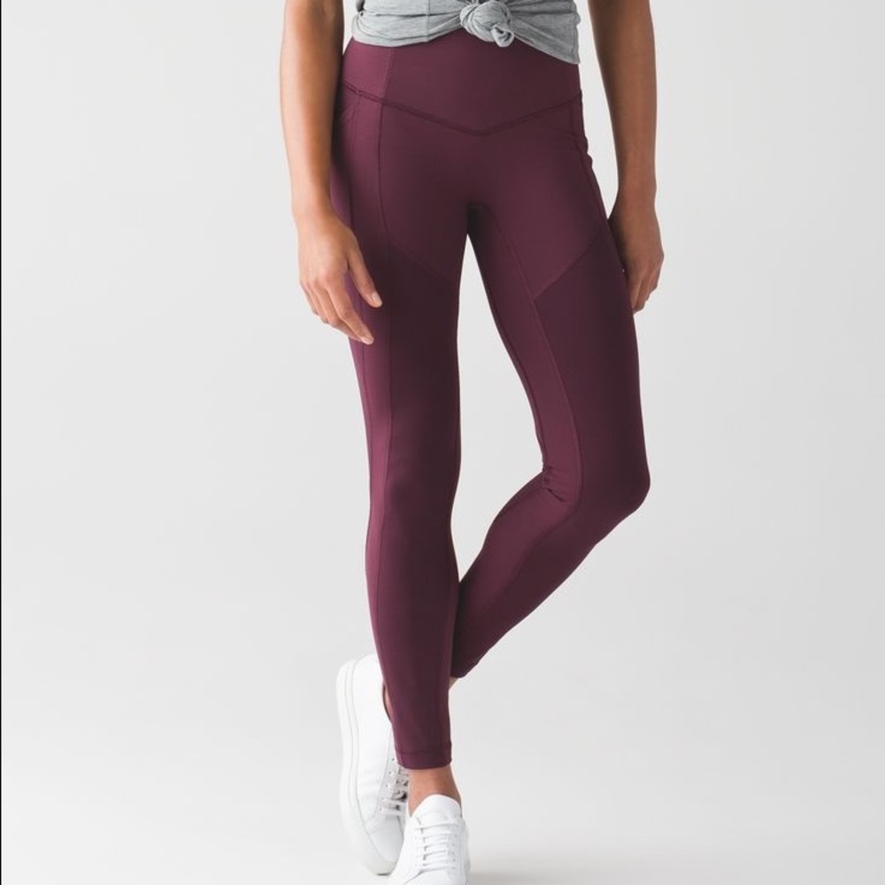 All the right places maroon pants