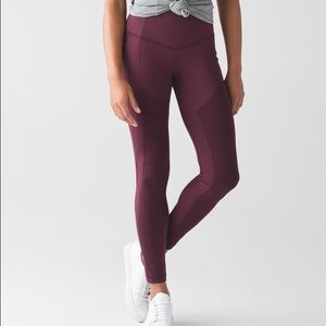 All the right places maroon pants